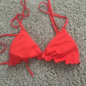 Zinke swimsuit top tie red